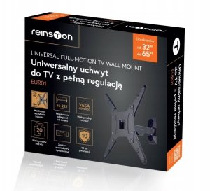Reinston Uchwyt do telewizora Reinston EUR01 od 32'' do 65'' Max 20 kg 4