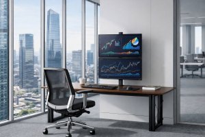 Mozos Uchwyt biurkowy na monitor 17" - 34" (MS05) 8
