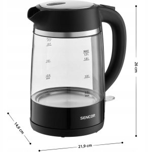 Czajnik Sencor Czajnik kuchenny elektryczny Sencor SWK 2711BK 1,7L 2200W Czarny 2