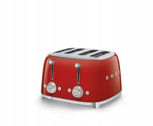 Toster Smeg Toster czteroszczelinowy Smeg TSF03PGEU 4 Tosty Grzanki Rozmrażanie 2000W 5