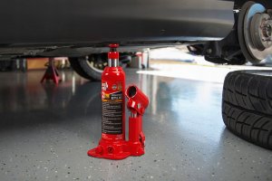 Satra NISKI PODNOŚNIK SŁUPKOWY BUTELKOWY DWUSTOPNIOWY 4T 160-390MM LEWAREK TORIN 7