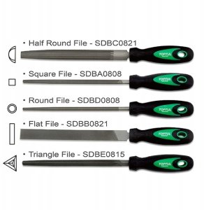 Piła szablasta Top Tools ZESTAW PILNIKÓW DO METALU 5 SZT 200MM PILNIKI DLA METALU TOPTUL GPAQ0503 3