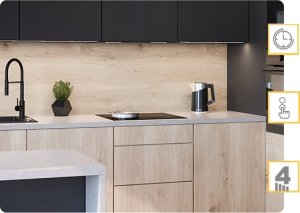 Okap Kernau Okap podszafkowy Kernau KBH 0861 B Kitchen Connect 2