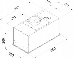 Okap Kernau Okap podszafkowy Kernau KBH 0861 B Kitchen Connect 9