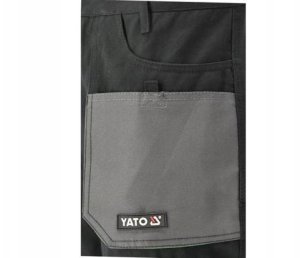 Yato SPODNIE ROBOCZE PALEA XL 100% BAWEŁNA 9 KIESZENI ZAMEK BŁYSKAWICZNY YATO 11