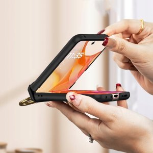 SUPERO Etui do Motorola Razr 50 Ultra, case z ringiem, obudowa ze szkłem na ekran 7