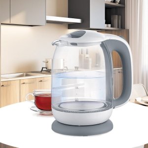 Czajnik Maestro MAESTRO Czajnik elektryczny szklany 1,7l 2200W MR-056-GREY 2