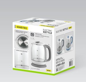 Czajnik Maestro MAESTRO Czajnik elektryczny szklany 1,7l 2200W MR-056-GREY 4