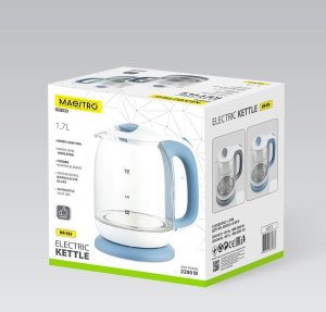 Czajnik Maestro MAESTRO Czajnik elektryczny szklany 1,7l 2200W MR-056-GREY 5