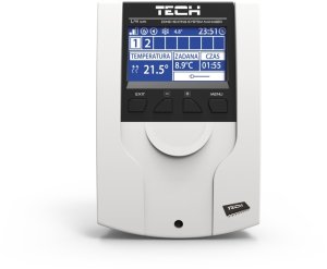 TECH Sterowniki Bezprzewodowy czujnik temperatury zewnętrznej biały C-8ZR Tech Sterowniki 7