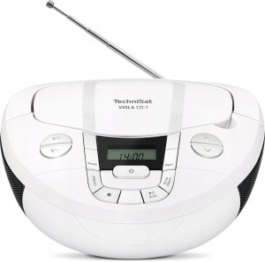 Radioodtwarzacz TechniSat Radioodtwarzacz CD TechniSat VIOLA CD-1 FM DAB+ MP3 LCD AUX Bluetooth biały 4