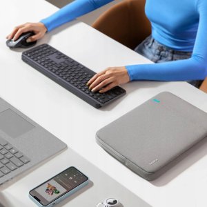 Etui Tomtoc tomtoc Sleeve - 14" MacBook Pro, Dark Grey 11