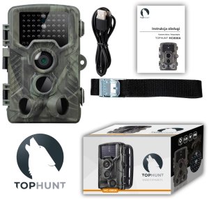 Kamera cyfrowa TOPHUNT Kamera Leśna Tophunt HC800A FullHD polski 42xIR fotopułapka 11