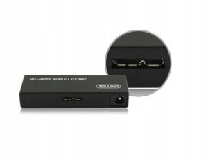 Adapter USB Unitek Adapter Y-1039 bridge USB 3.0 - SATA III 25"/35" 80cm black 11