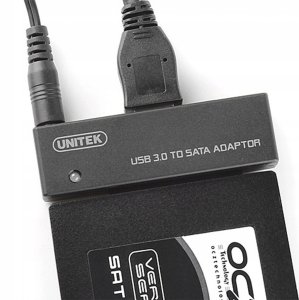 Adapter USB Unitek Adapter Y-1039 bridge USB 3.0 - SATA III 25"/35" 80cm black 5
