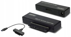 Adapter USB Unitek Adapter Y-1039 bridge USB 3.0 - SATA III 25"/35" 80cm black 10