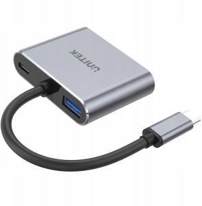 HUB USB Unitek Unitek Hub USB-C do HDMI 2.0 4K 60Hz, VGA, USB-A i PD 100W D1049A 7