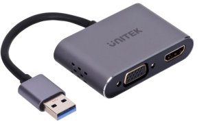 Adapter USB Unitek Adapter Unitek USB 3.0 - HDMI / VGA Full HD 60Hz 4