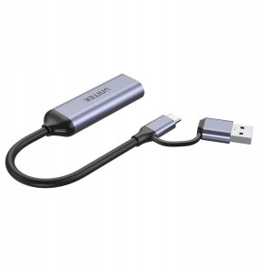 Adapter AV Unitek Rejestrator Video Grabber HDMI Unitek USB-C/A 4
