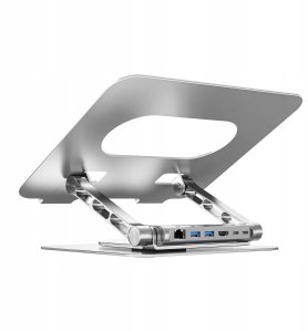 Unitek Unitek Podstawka pod laptop z odłączanym hubem USB-C HDMI 1,4, 4K PD 100W 2