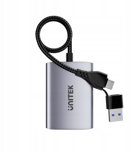 Adapter USB Unitek Adapter Rozdzielacz USB 3.0 / USB-C - 2 x HDMI Full HD MST 2