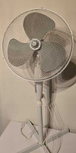 Wentylator Wentylator tradycyjny stojący Vesta ESF01N podłogowy 50W Oscylacja Biały 4