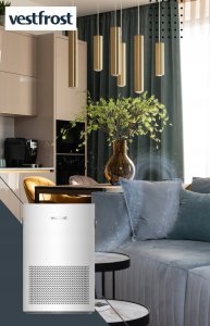 Oczyszczacz powietrza VestFrost Oczyszczacz powietrza Vestfrost VP-A1S40WH 50W Jonizacja Lampa UV do 40m2 6