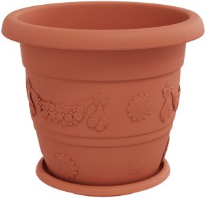 vidaXL vidaXL Doniczki 6 pcs Czerwony ceglasty  26 x 21.5 cm 5