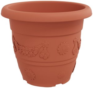 vidaXL vidaXL Doniczki 6 pcs Czerwony ceglasty  26 x 21.5 cm 6