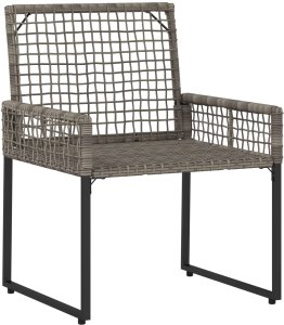 vidaXL vidaXL Zestaw Mebli Ogrodowych z poduszką 3 pcs Szary 5