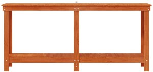 vidaXL vidaXL Stół warsztatowy z półką Woskowy Brąz 180 x 50 x 80 cm 5
