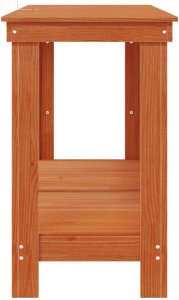 vidaXL vidaXL Stół warsztatowy z półką Woskowy Brąz 180 x 50 x 80 cm 6