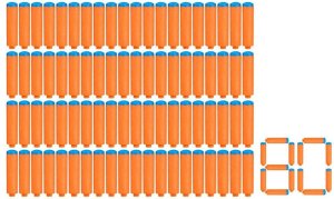 Hasbro Hasbro Naboje piankowe NERF N1 - zestaw 80 szt. strzałki Dł. 6cm ZA6189 EDUKAMP 13
