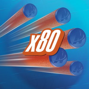 Hasbro Hasbro Naboje piankowe NERF N1 - zestaw 80 szt. strzałki Dł. 6cm ZA6189 EDUKAMP 7