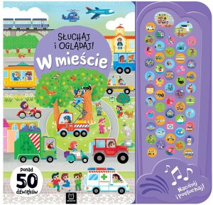 Aksjomat Słuchaj i oglądaj! W mieście. Ponad 50 dźwięków EDUKAMP 2