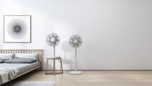 Termowentylator Xiaomi Wentylator bezprzewodowy Xiaomi Mi Smart Standing Fan 2 Pro biały 24W 8