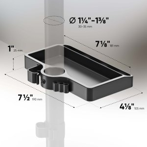 Onkron DESK MOUNT ACC ORGANIZER/BLACK A35-B ONKRON A35-B (4262392440147) 2