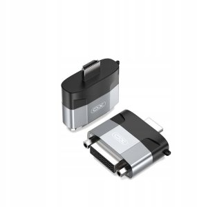 XO XO ADAPTER PRZEJŚCIÓWKA KONWERTER HDMI - DVI 1080P SZARY GB013 DO MONITORA 2