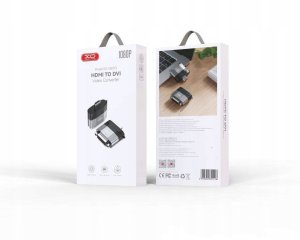 XO XO ADAPTER PRZEJŚCIÓWKA KONWERTER HDMI - DVI 1080P SZARY GB013 DO MONITORA 3