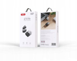 XO XO adapter przejściówka Męski Displayport - Żeński VGA szary GB016 3