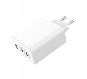 Ładowarka Xqisit Ładowarka sieciowa Xqisit dual 2x USB-C - 67W Power Delivery 3.0 GaN Biały 3