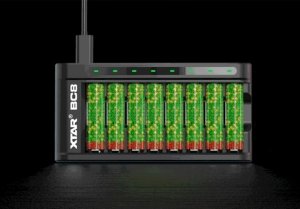 Ładowarka Xtar ŁADOWARKA Xtar BC8 Ni-MH 1.2V Li-ion 1.5V R6 R03 9