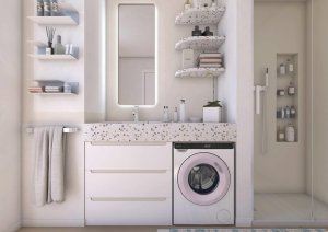 Pralka Candy ProWash 700 Mini 5 kg głębokość 44.8 cm 1200 apgr/min. - Pralka Velas z załadunkiem od przodu CW50-BP12307WU-S (8059019110394) 7