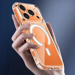 krainaGSM Etui Magnetyczne Przezroczyste do iPhone 17 Pro |do MAGSAFE CASE + Szkło 9H 4