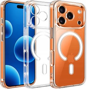 krainaGSM Etui Magnetyczne Przezroczyste do iPhone 17 Pro |do MAGSAFE CASE + Szkło 9H 7