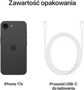 Smartfon Apple iPhone 17e 5G 8/256GB Czarny  (MHRV4) 8