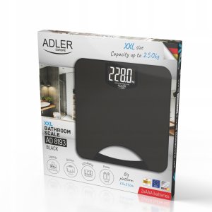 Waga łazienkowa Adler AD 8193 black Waga łazienkowa - 250kg 3