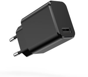 Ładowarka Setty ładowarka sieciowa 1x USB 3A czarna + kabel USB-C 1,0 m 2