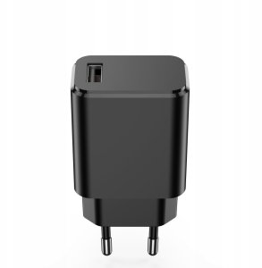 Ładowarka Setty ładowarka sieciowa 1x USB 3A czarna + kabel USB-C 1,0 m 3