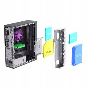 Obudowa Akyga Obudowa SFF AK-302-01BL 9